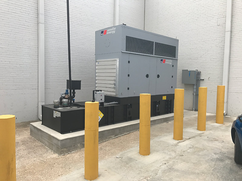 MTU Standby Generator at Critical Facility