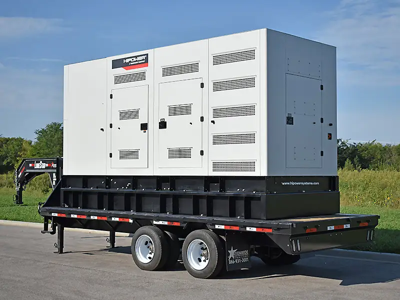 hipower 500kw hrvw mobile diesel generator