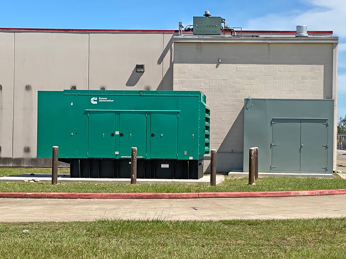 Cummins Standby Generator Retail Building