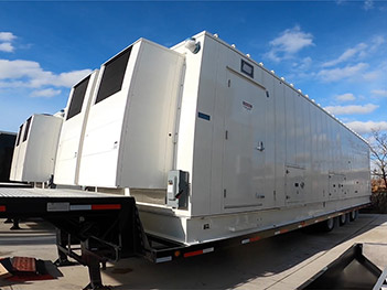 UPS system rental trailer