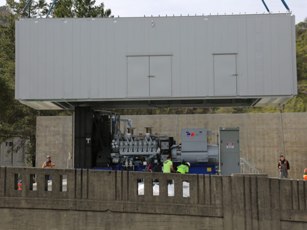 caltrans 2mw mtu generator installation