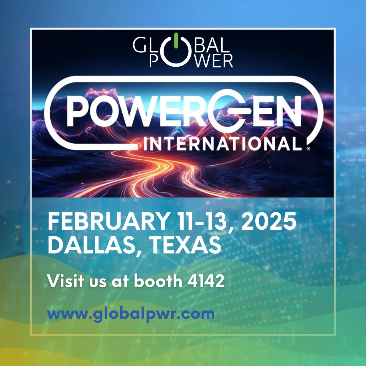 Global Power to Exhibit at Powergen Dallas 2025