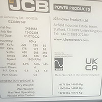 JCB 175 kW G220RS T4F 10