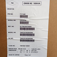 Toshiba G9000 Series 160 kVA 2