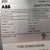 ABB 1200A ZTG 2