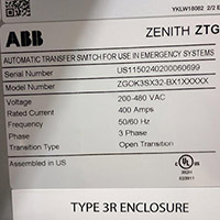 ABB 400A ZTG 2