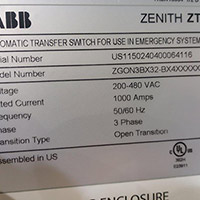 ABB 1000A ZTG 2