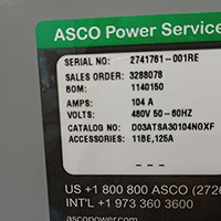 ASCO 104A Series 300 3